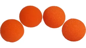 1.5 inch Regular Sponge Balls (Orange) Pack of 4 from Magic