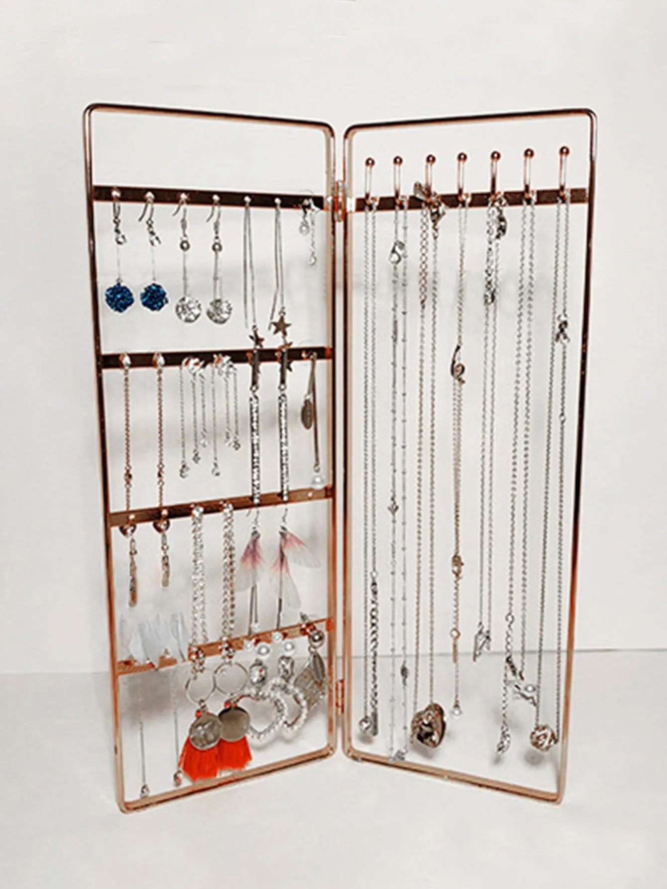 1pc Foldable Jewelry Storage Rack