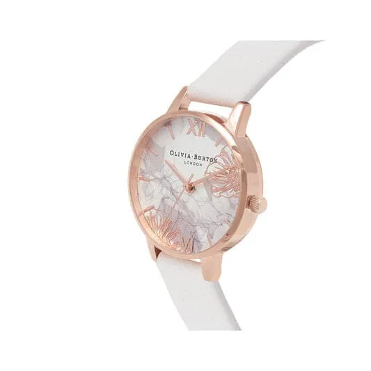 ABSTRACT OB16VM12 FLORAL BLUSH & ROSE GOLD WOMEN'S WATCH