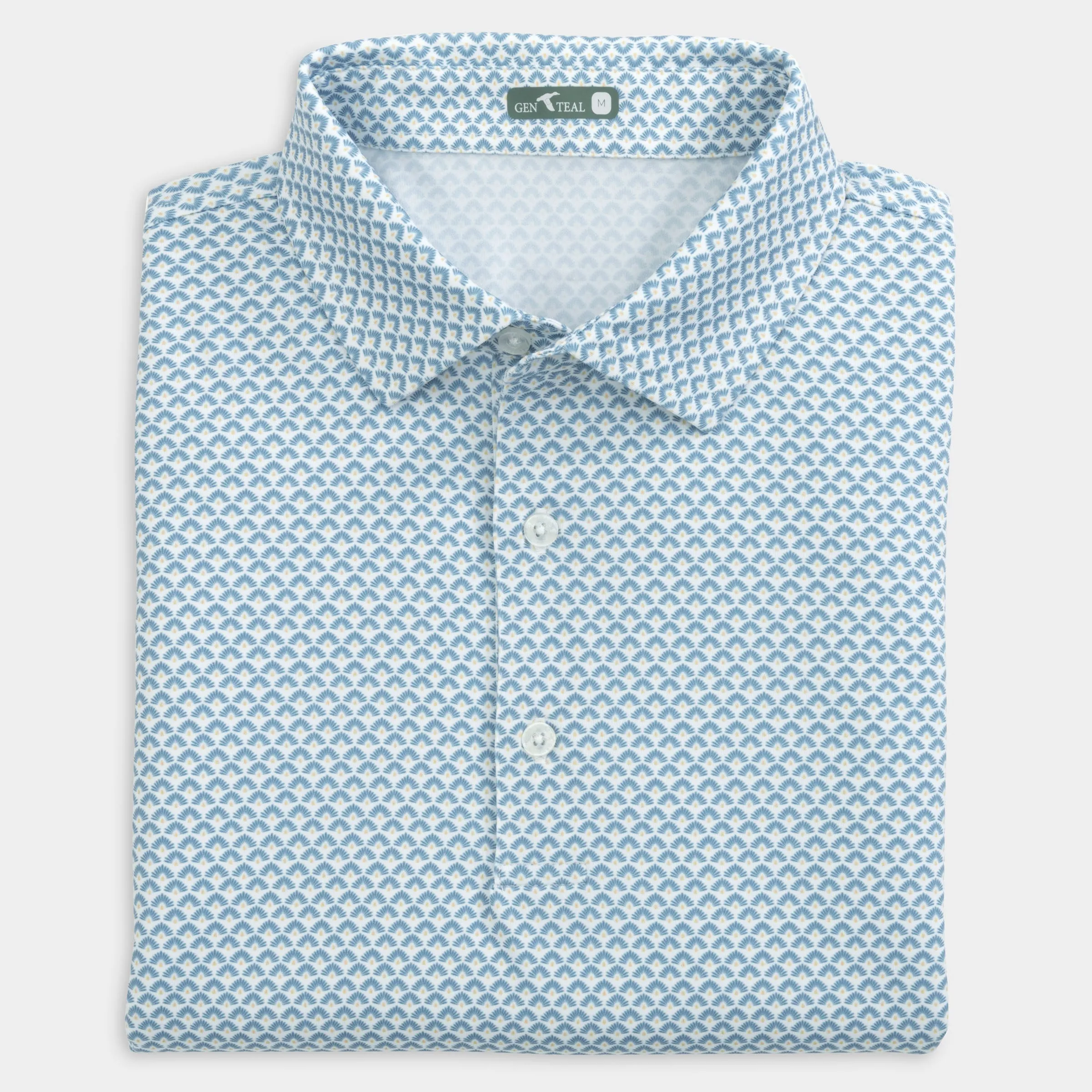 Agave Printed Performance Polo