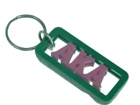 AKA Mirror Rectangle Keychain