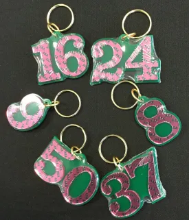 AKA Single Number Keychain