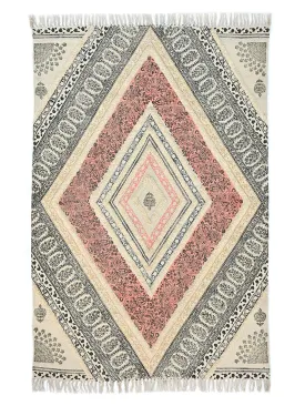 ALWAR - BLOCK PRINTED RUG