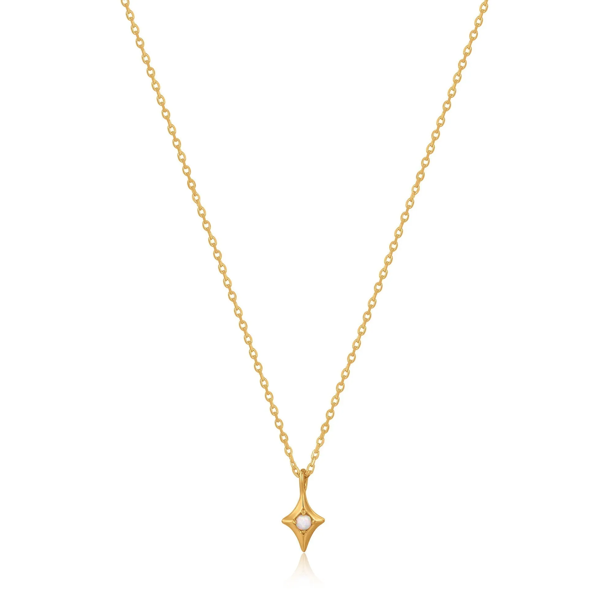 Ania Haie Gold Star Kyoto Opal Pendant Necklace