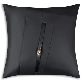 Atlas Buckle Pillow, Black