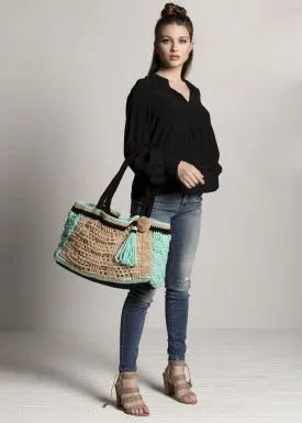 Basket Weave Mod Tote