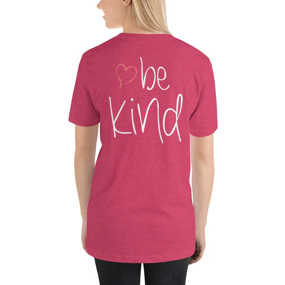 be kind Heart T-Shirt (Design on Back)