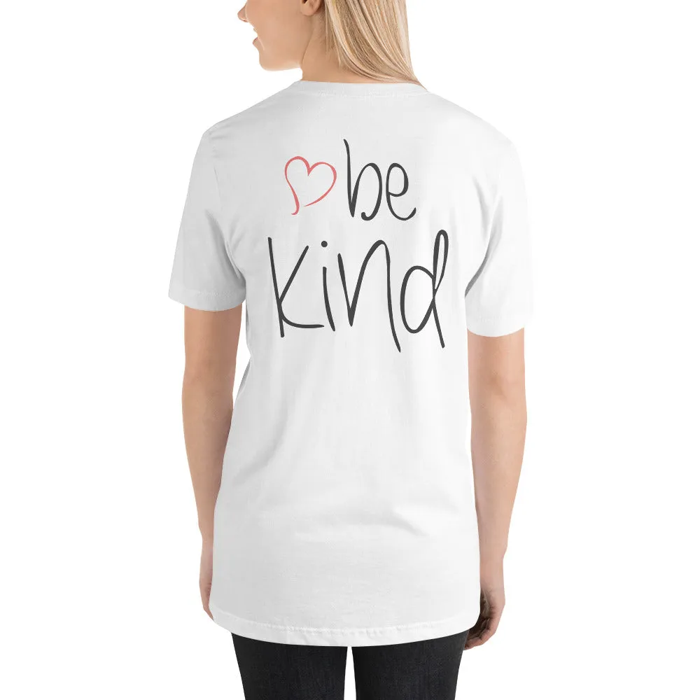 be kind Heart T-Shirt (Design on Back)