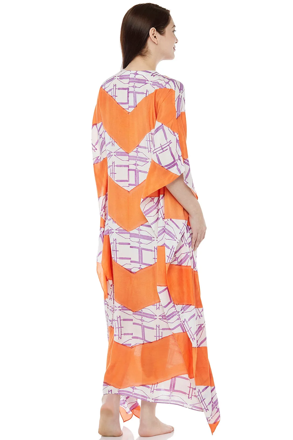 Block Printed Kaftan