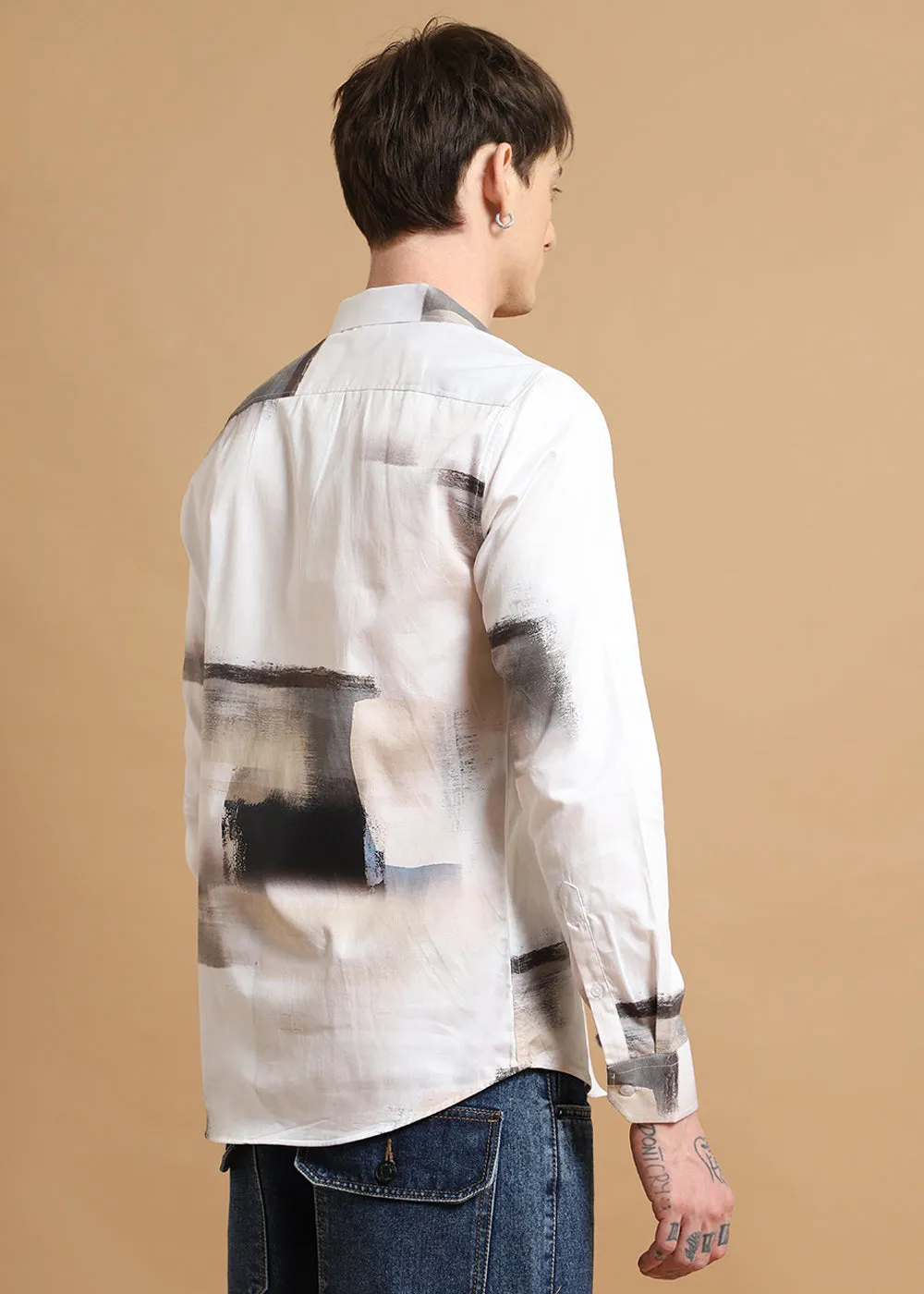 Brushwash Printed Shirt