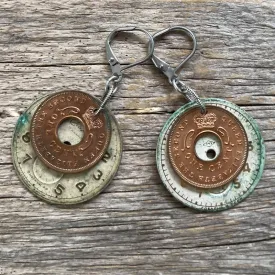 Buying Time Vintage Watch Dial Earrings