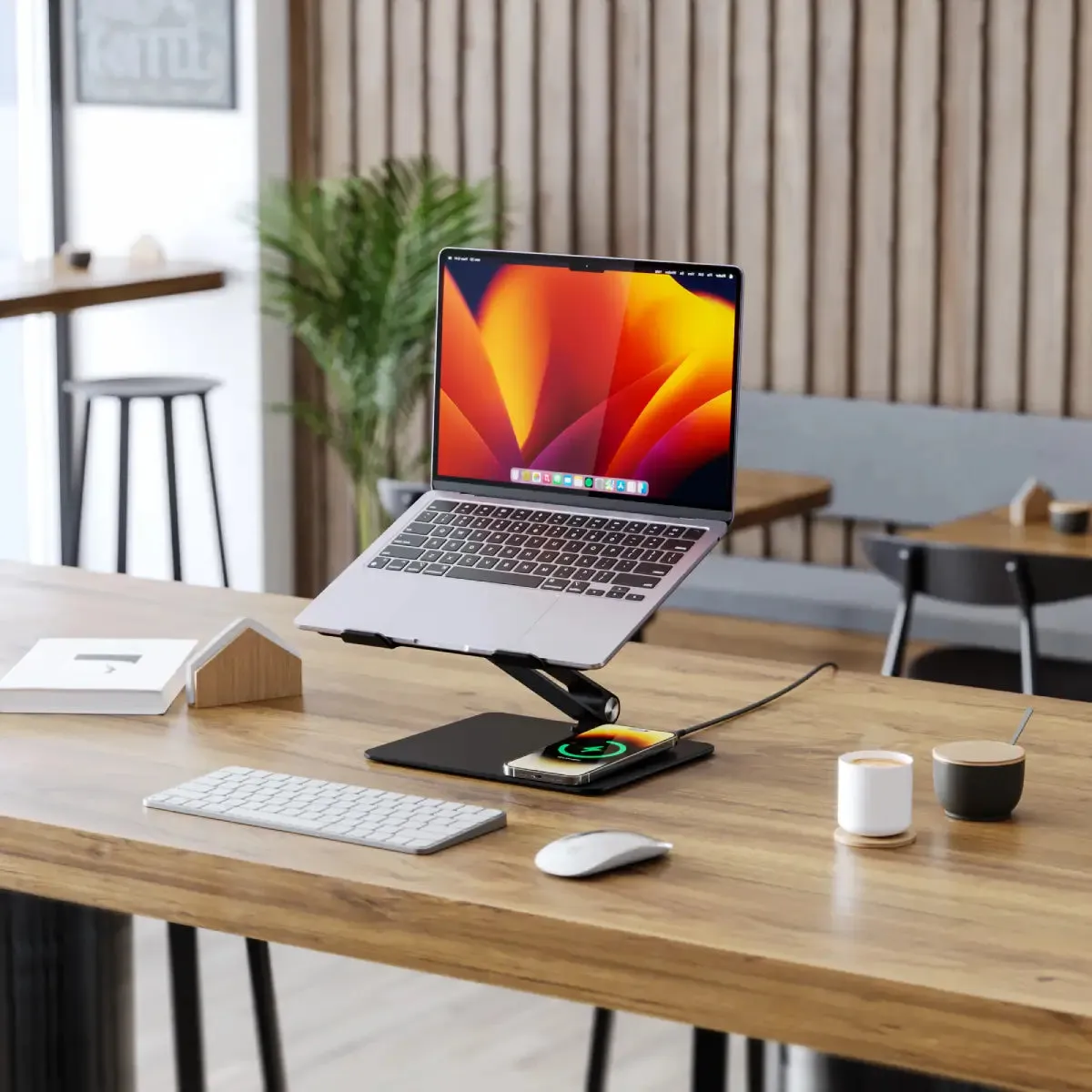 Elite Power Laptop Stand with Wireless Charger