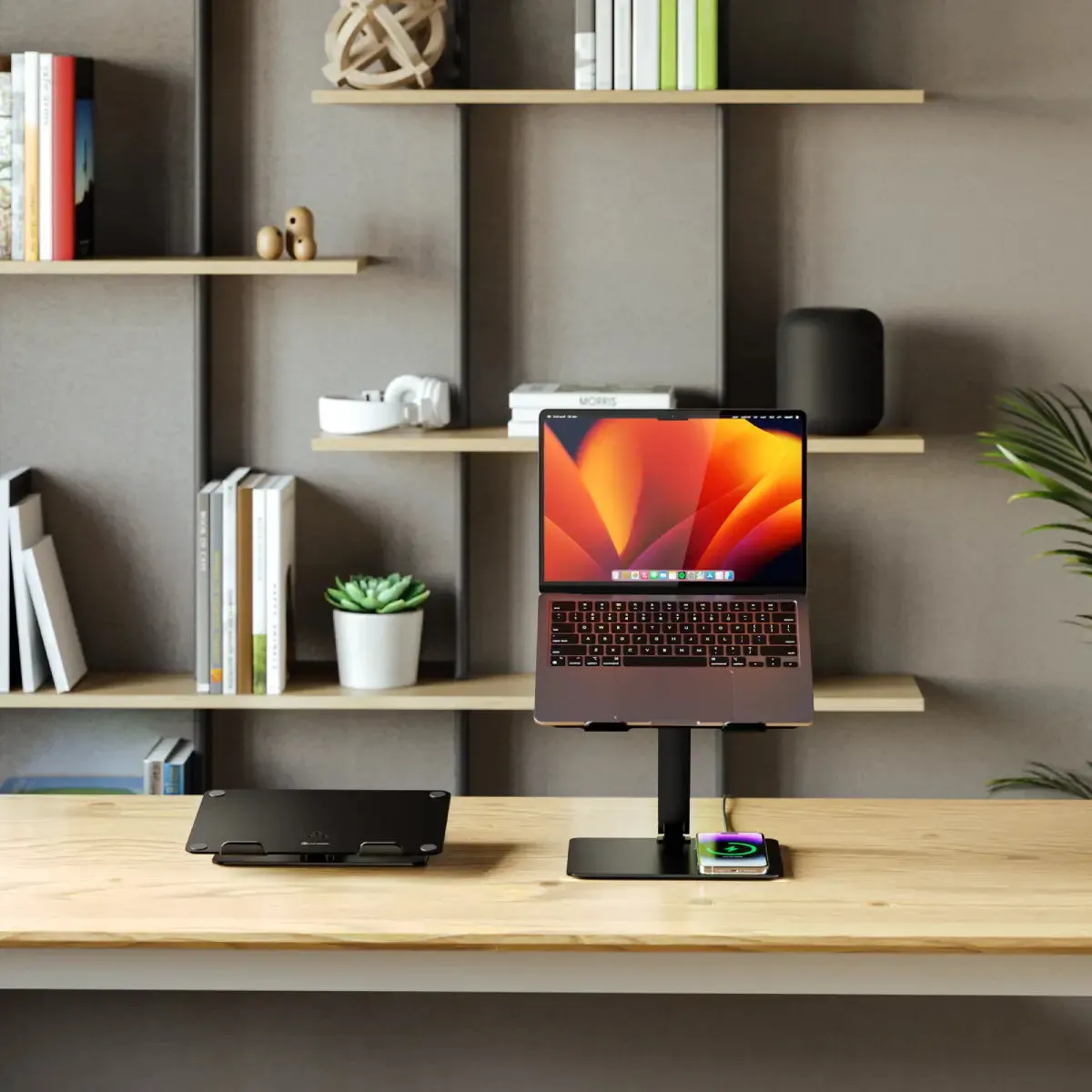 Elite Power Laptop Stand with Wireless Charger