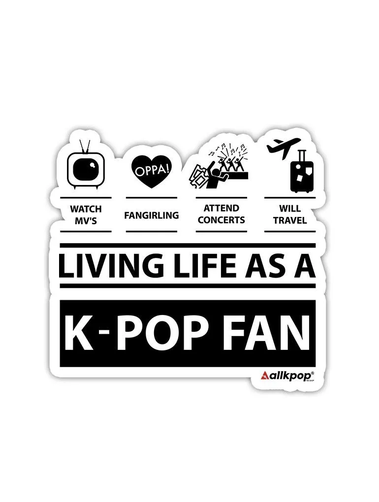 Fan Life Sticker