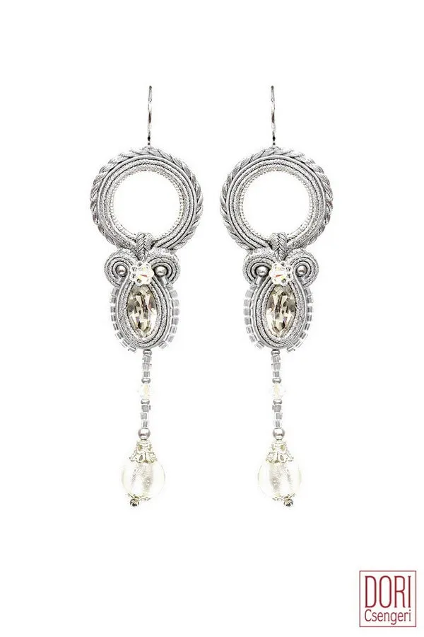 Fifth Avenue Showstopper Silver Earrings