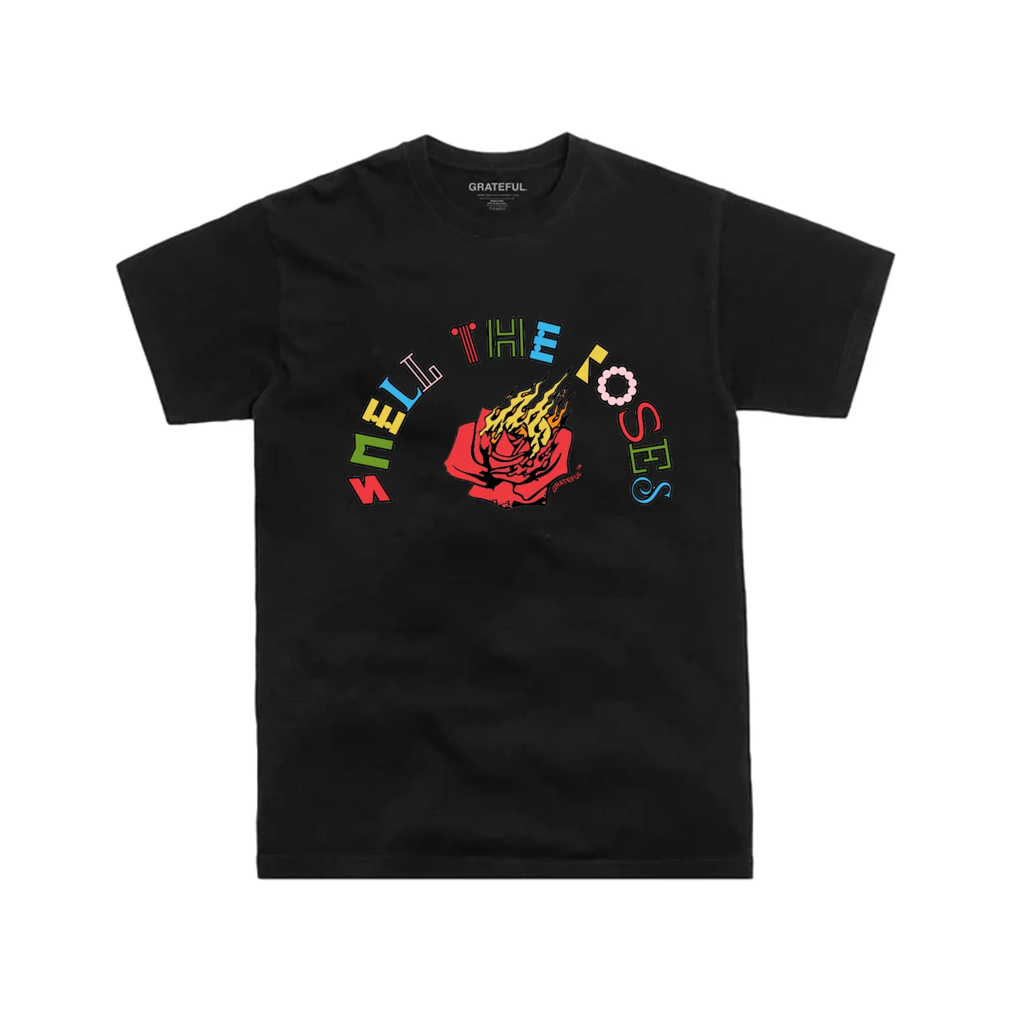 Fire Rose Tee // Black