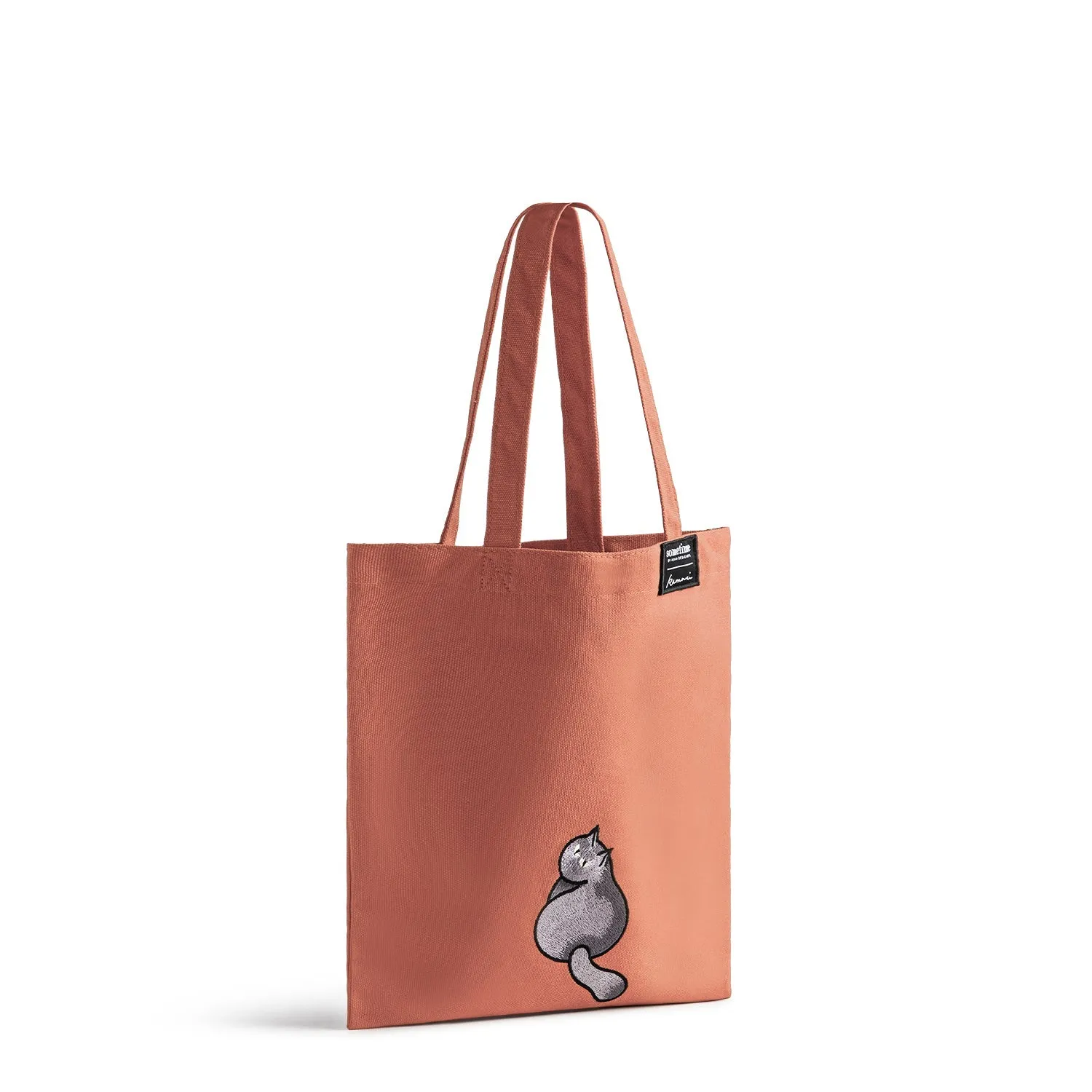 Furry Tote 36 - Salmon