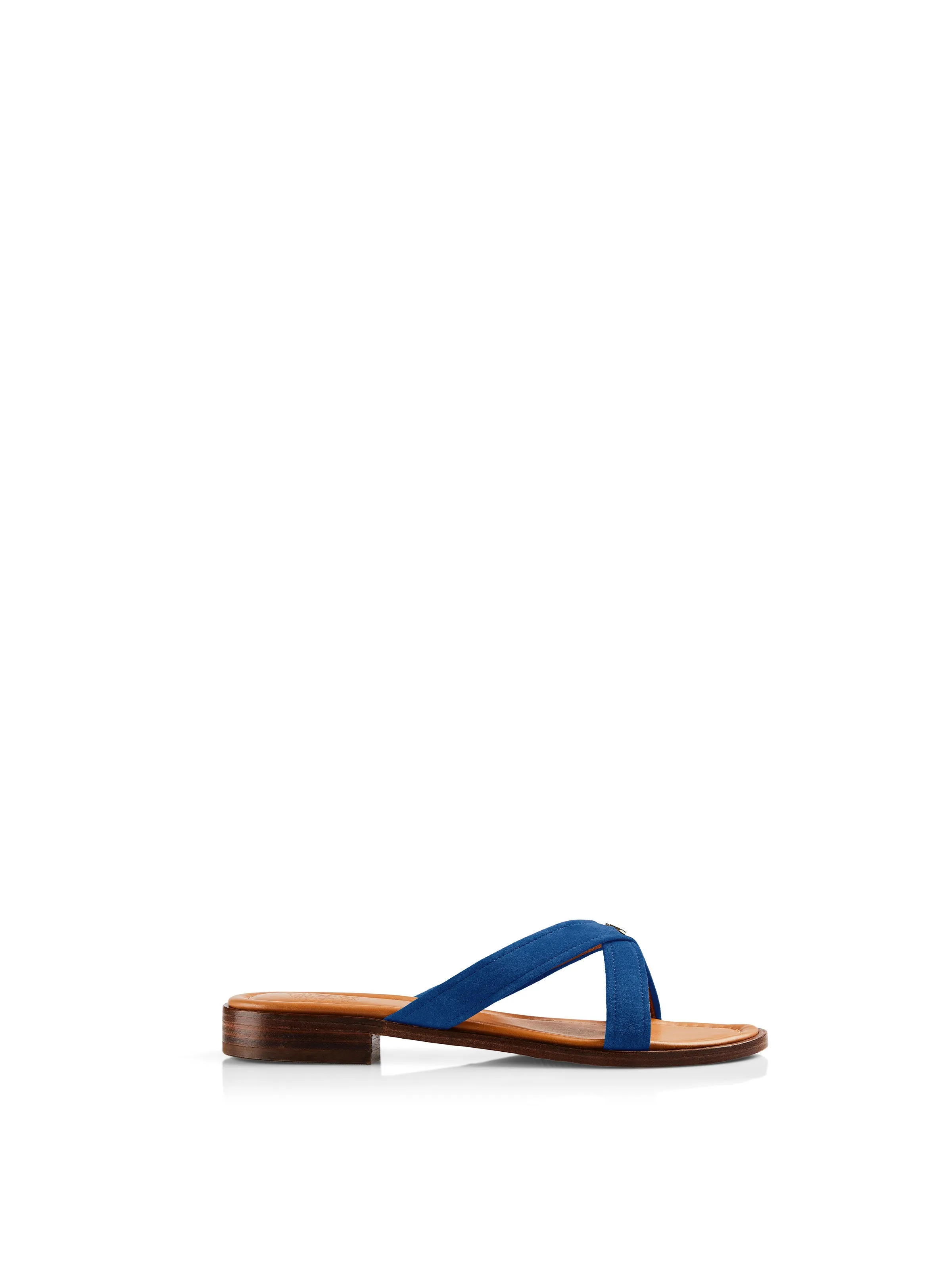 Holkham Sandal - Porto Blue Suede