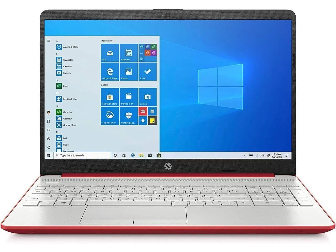 HP Laptop 15.6" Pentium Silver N5000 4GB 128GB eMMC Scarlet Red Open Box LT0003HPRD