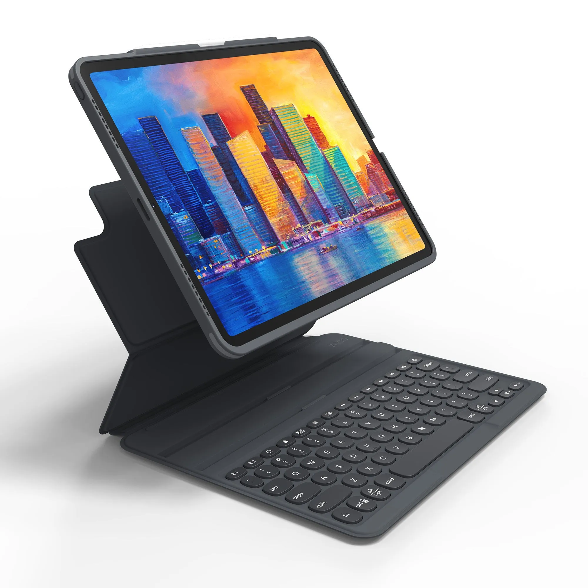 iPad Pro 12.9 (2018-2022) ZAGG Charcoal Pro Keys Keyboard - 15-08559