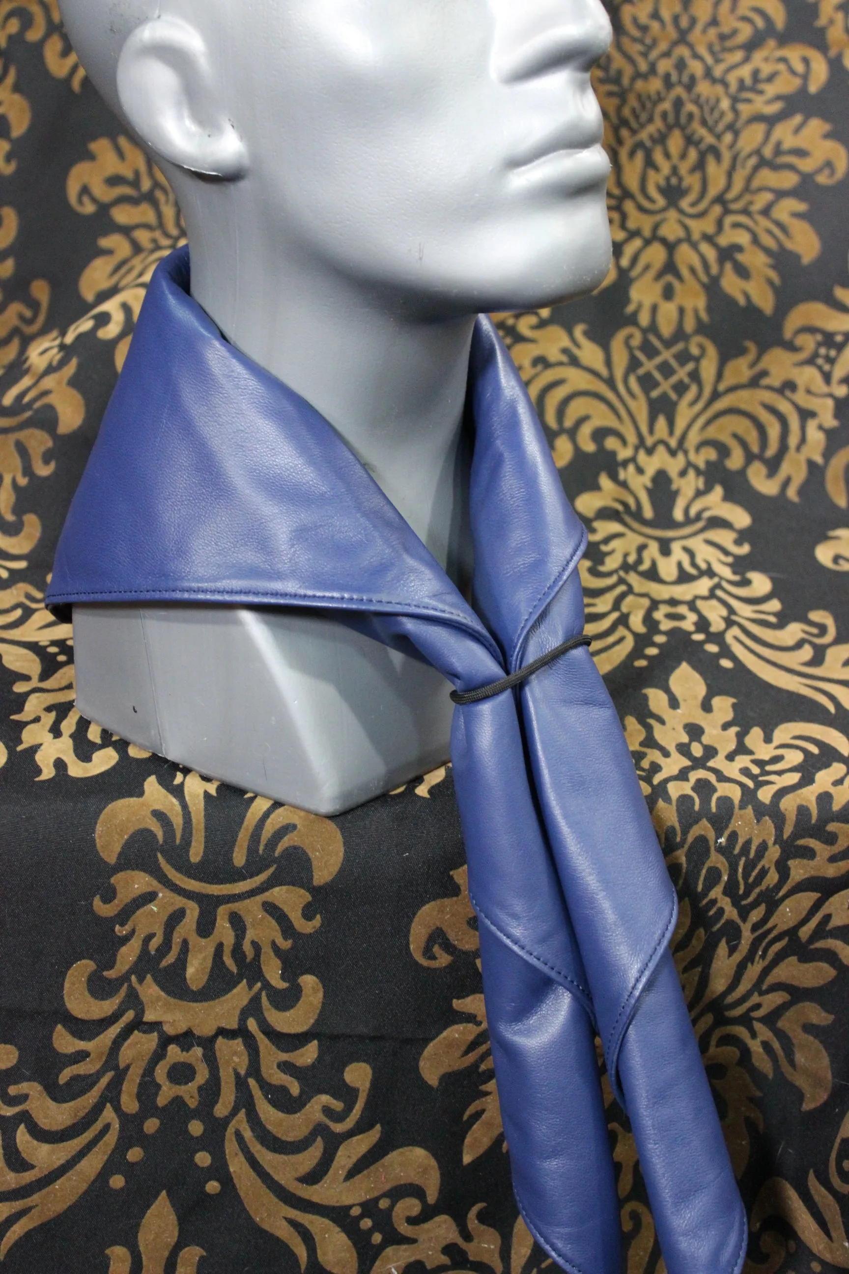 Leather Ascot