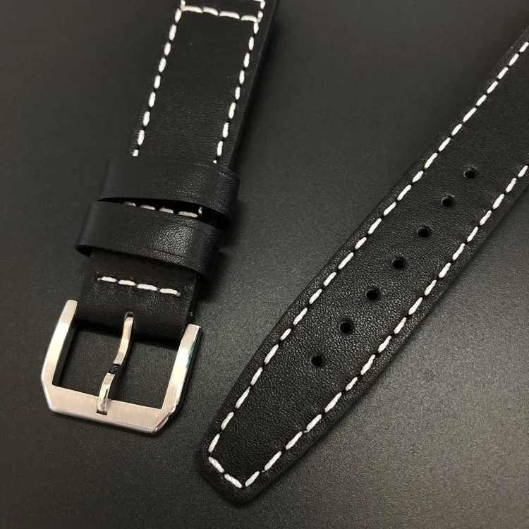 Leather Pilot Watch Band