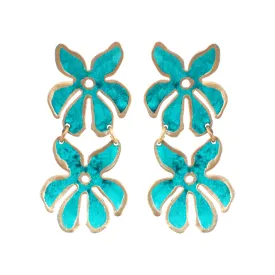 Little Teal Tahiti Earrings