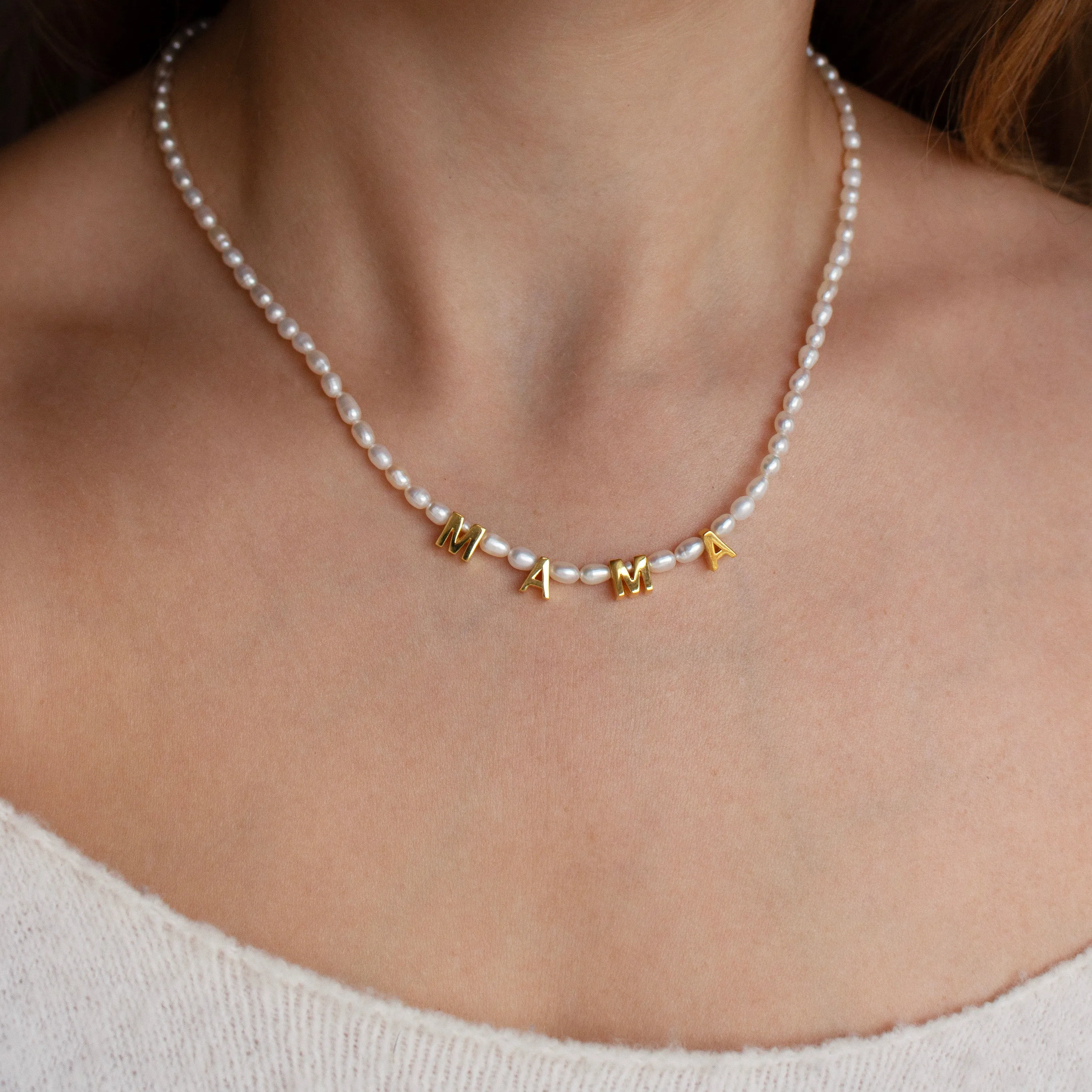 Mama Pearl Necklace