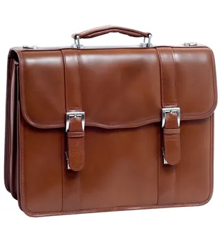 McKlein V Series Flournoy Flapover Double Compartment Laptop Case 85954/85955