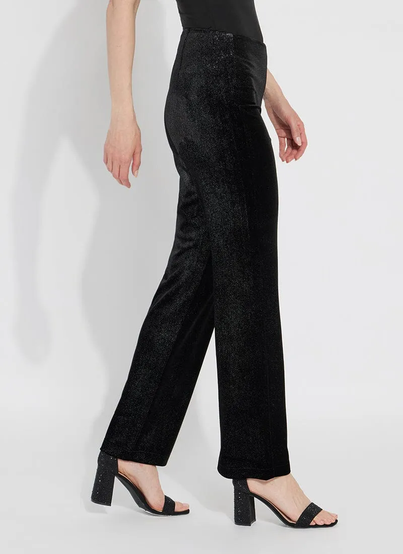 Metallic Foil Velvet Pant