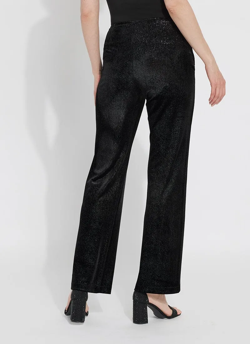 Metallic Foil Velvet Pant