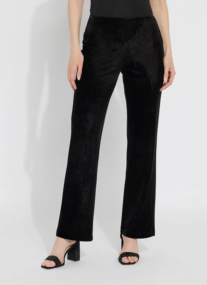 Metallic Foil Velvet Pant