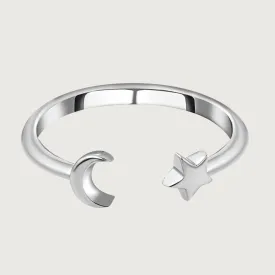 Moon & Stars Ring