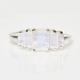 Moonstone Deco Ring