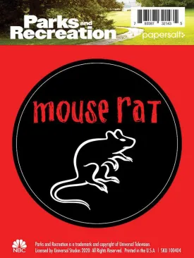 MOUSE RAT VINYL STICKER