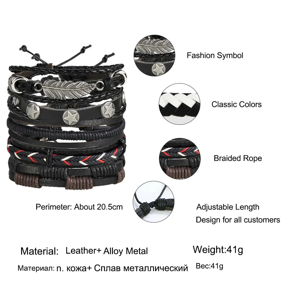 Multilayer Leather Bracelet