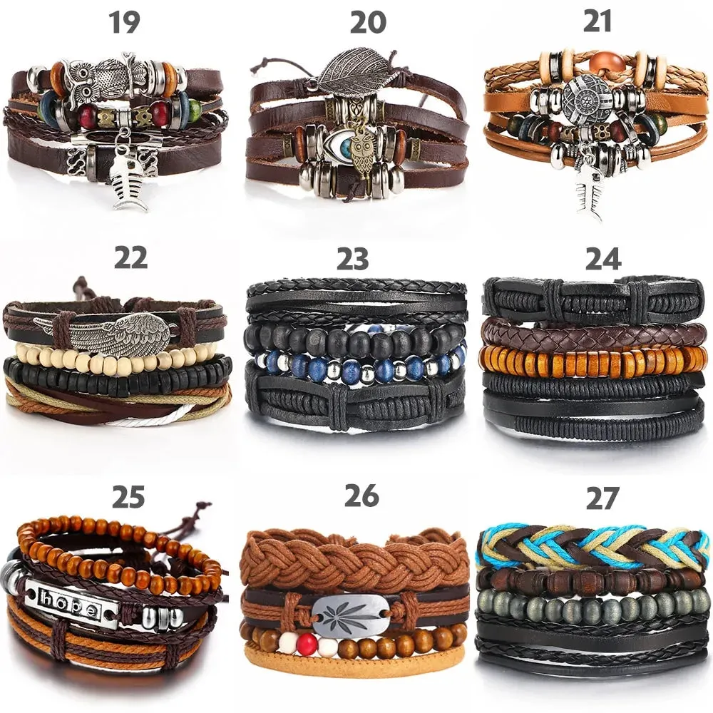 Multilayer Leather Bracelet