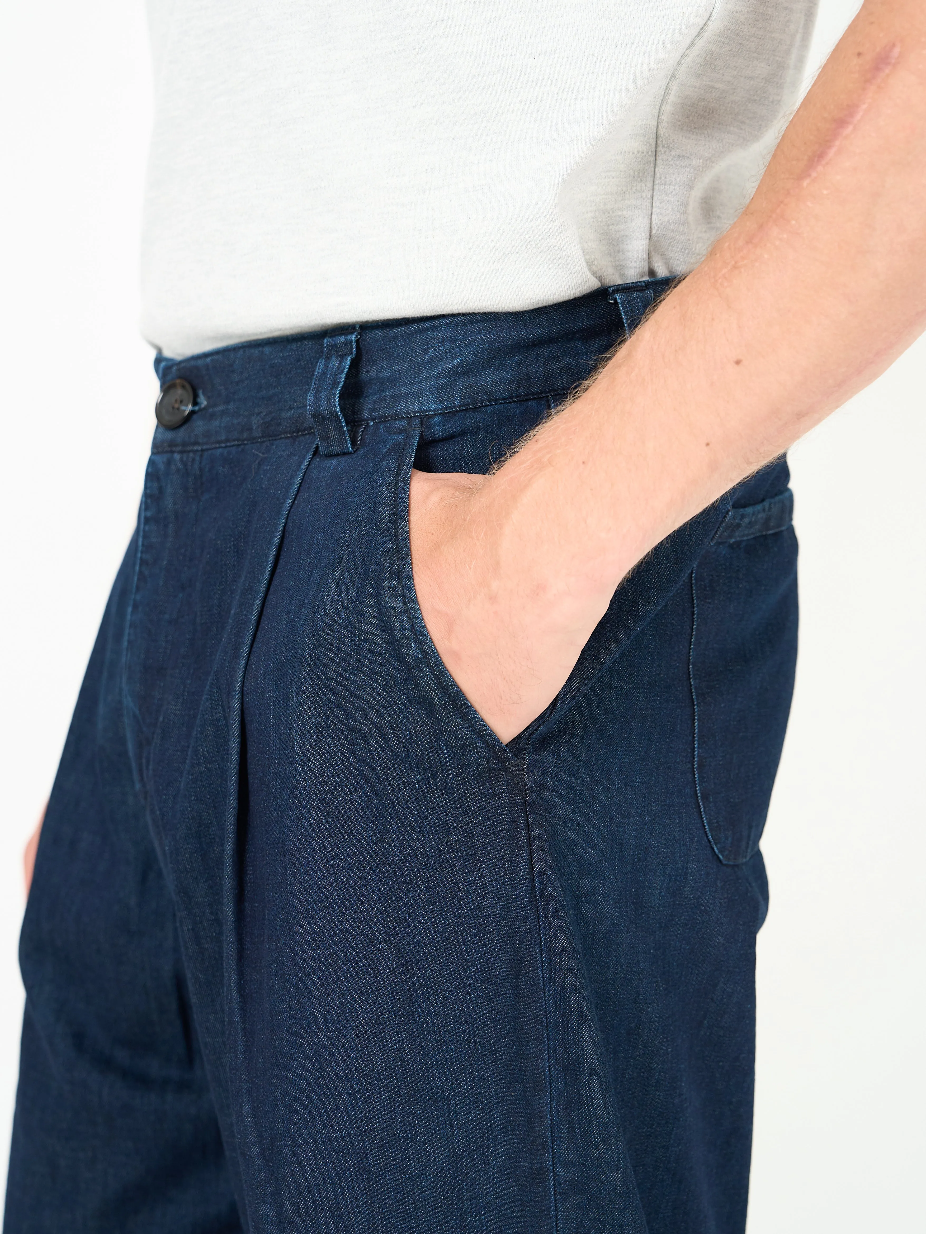 Orsman Trousers Mullins Denim Indigo Rinse