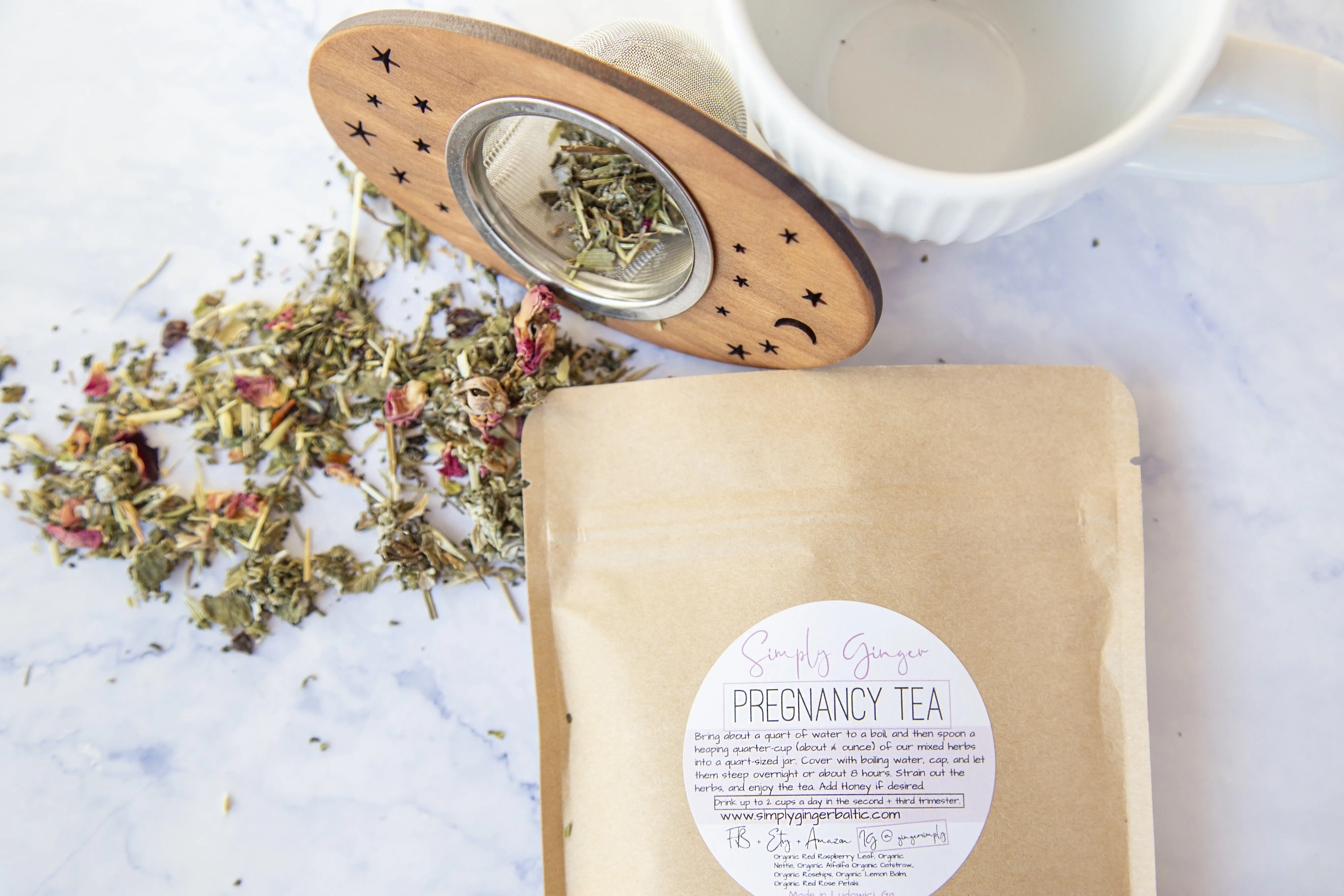 Pregnancy Tea ll Red Raspberry Leaf Tea ll NORA Tea ll Amazon Top Seller