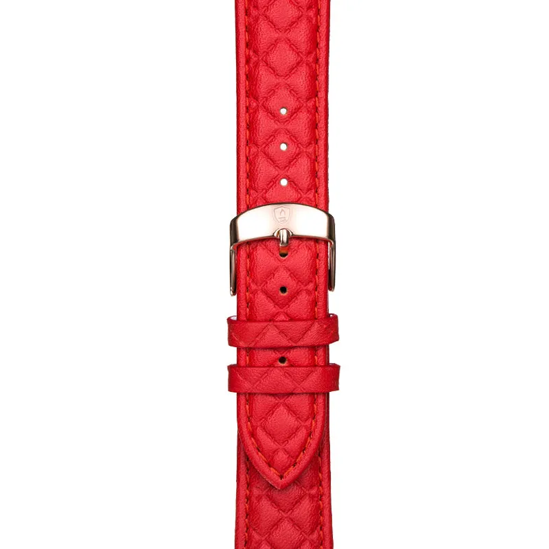 Red/Rose Leather Band