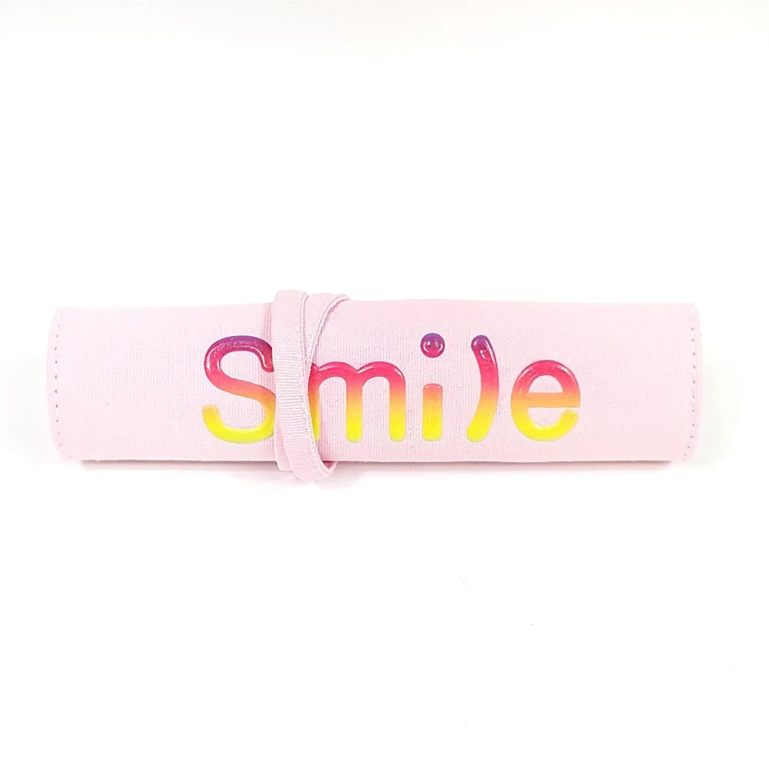 Roll Pouch Stationery Organizer - Smile