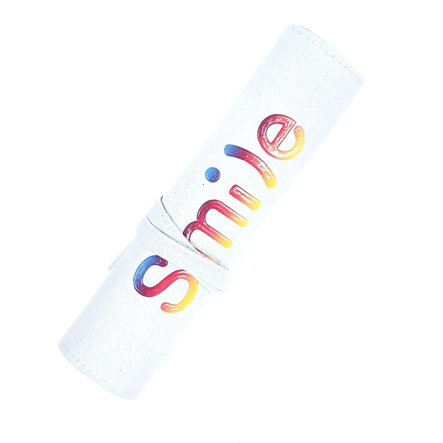 Roll Pouch Stationery Organizer - Smile