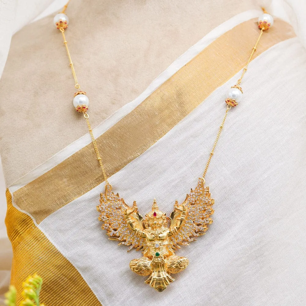 Silver 92.5 Jatayu Necklace