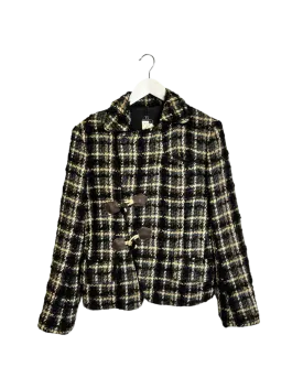 Size S - Y's Yohji Yamamoto Multicoloured Check Jacket