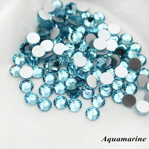 #SS20 Glass Rhinestone 1440pcs per pack- SS20 GLUE ON Flatback M-foiled NON-hotfix Crystal