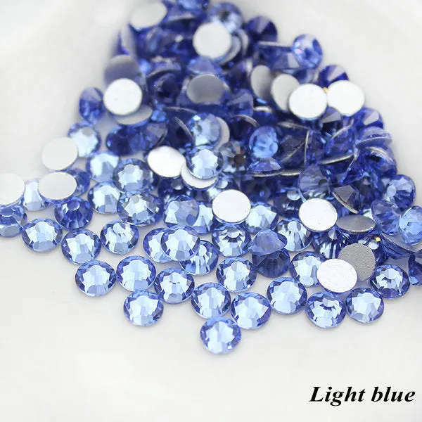 #SS20 Glass Rhinestone 1440pcs per pack- SS20 GLUE ON Flatback M-foiled NON-hotfix Crystal