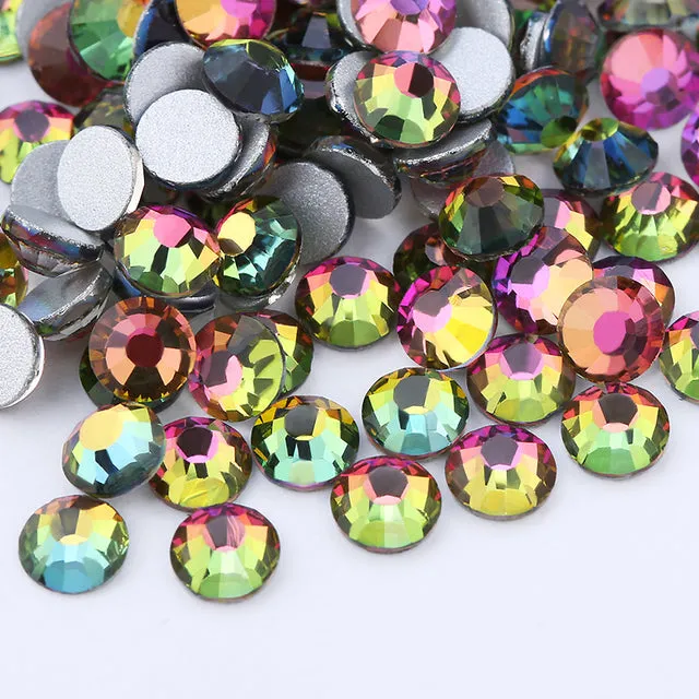 #SS20 Glass Rhinestone 1440pcs per pack- SS20 GLUE ON Flatback M-foiled NON-hotfix Crystal