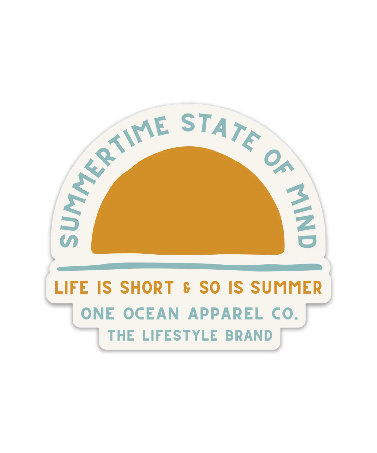 Summertime State of Mind Sticker