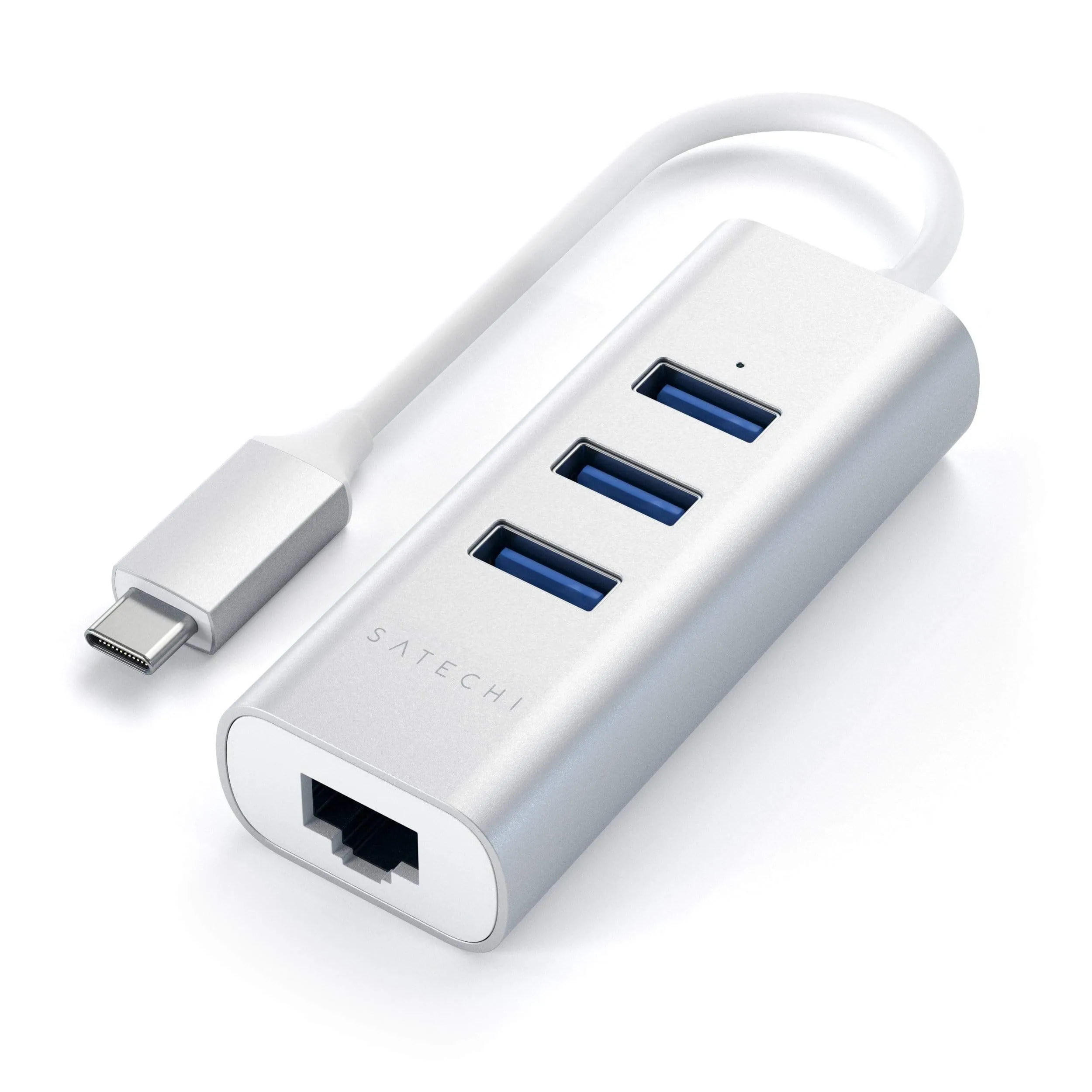 Type-C 2-in-1 USB Hub with Ethernet