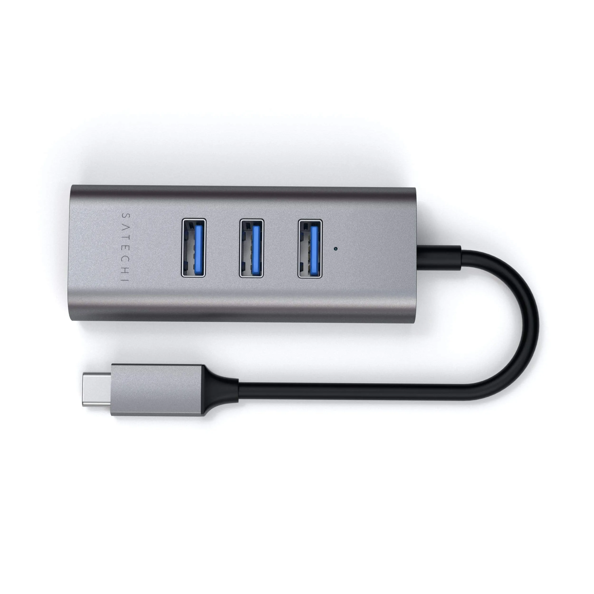 Type-C 2-in-1 USB Hub with Ethernet